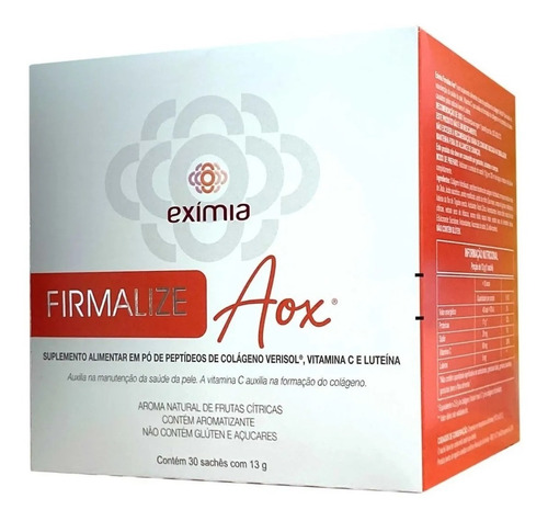 Colágeno Eximia Firmalize Aox Verisol Vit. C E Luteina 30 Sa Sabor Frutas Cítricas