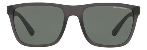 Gafas de sol Armani Exchange Ax4080sl 80788g 57 con lentes degradadas, color negro