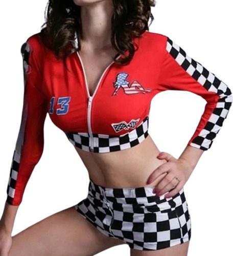 Conjunto De Lencería Disfraz Racer Girl