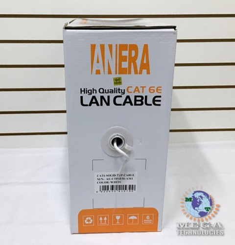 Cable De Red Utp Categoria 6e Caja De 305 Metros Anera Y Bk