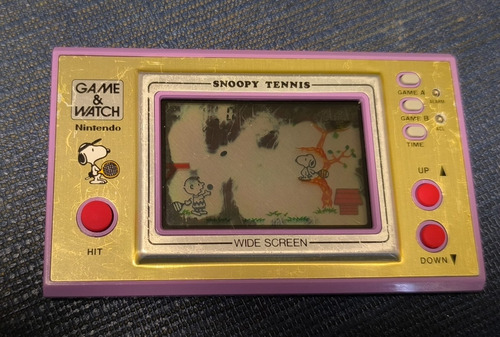Nintendo Game Watch Snoopy Tennis Violeta (Usado)