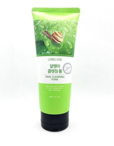 Espuma Jabon Facial Coreana_ Baba D Caracol_ Antiarrugas_2pz