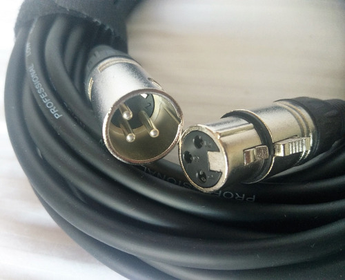 Imagen 7 de 8 de Cable Xlr Macho A Hembra Micrófono De 15 Metros Pvc Flexible