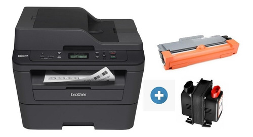 Scanner Copiadora Impressora Multifuncional Brother Dcp-l2540dw + Toner Extra + Transformador Voltagem 