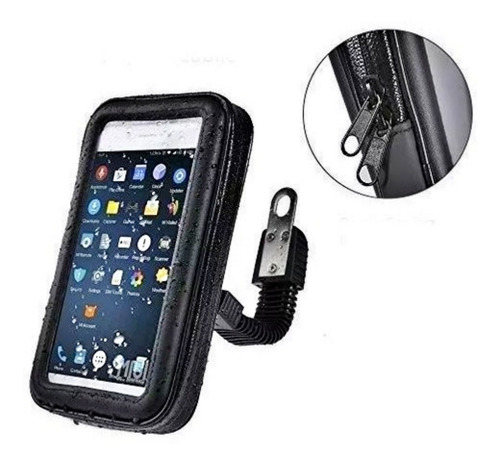 Suporte Para Celular Capa Impermeável Para Moto Até 6,2 Pol