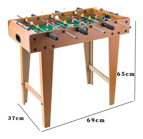 Mini Metegol De Madera Juego De Mesa Futbol Niños Tablero