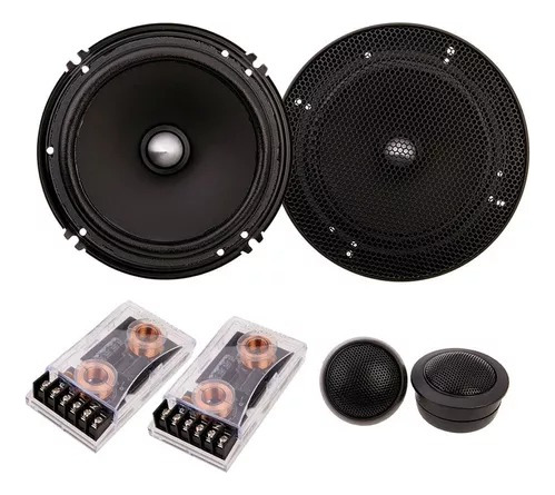 Paquete 2 Set De Medios Sc.65+amplificador Tnl600-4