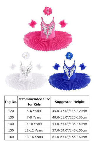 Vestido De Baile Para Niña, Leotardo De Ballet Con Lentejuel