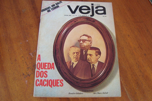 Revista Abril Veja 102 / Queda Dos Caciques / Sede Do Livro