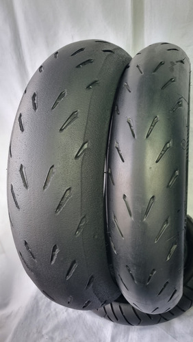 Par De Pneu Michelin Power Gp 180/120 Original Usado (Usado)