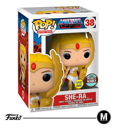 Funko Pop! Retro Toys She-ra Glow 38 Masters Of The Universe (Usado)