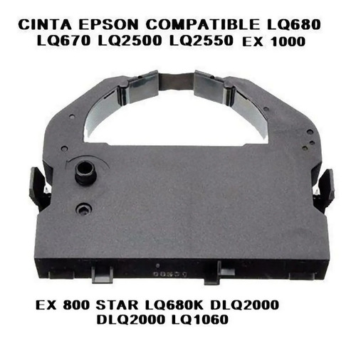 Combo 10 Cintas Compatible Epson Lq680 Lq 670 Lq2550 Ex800