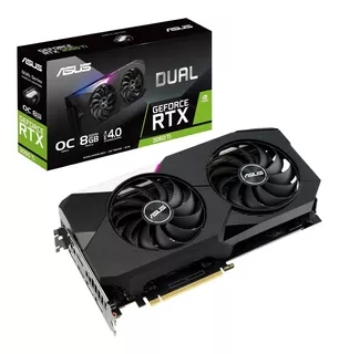 Placa de vídeo Nvidia Asus Dual GeForce RTX 30 Series RTX 3060 Ti DUAL-RTX3060TI-O8G OC Edition 8GB