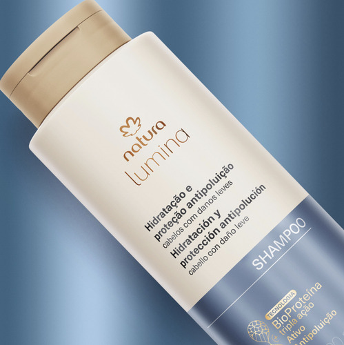 Kit Shampoo Natura Lumina Hidratação E Proteção Antipoluição