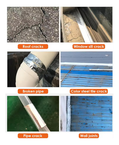Sa Cinta Súper Impermeable De 2 Piezas For Fugas Y Grietas