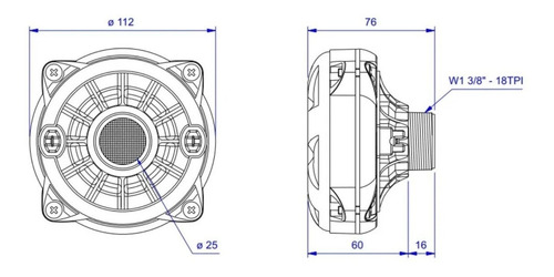 Imagen 5 de 10 de Driver Monster Panter D-500x 250w + Corneta + Capa X2 Unidad