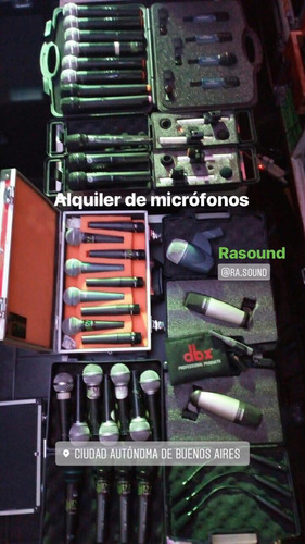 Alquiler Bafle Bluetooth Micrófono Vincha Inalámbrico Inear