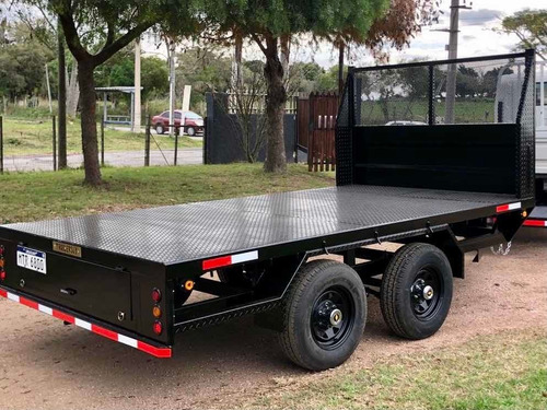 Imagen 13 de 17 de Trailer Para Pallet O Cajones 3.500kg Doble Eje Nuevos