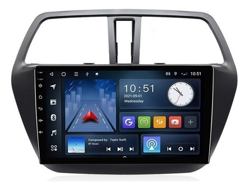 Estéreo Cámara For Suzuki Sx4 2 S-cross 2012-2016 Gps Fm