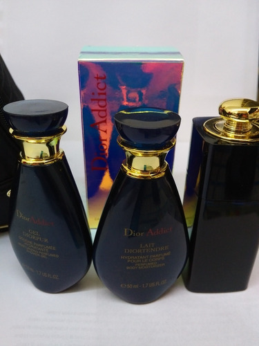 Dior Addict Edp 50ml + Gel Douche+body Lotion + Neceser