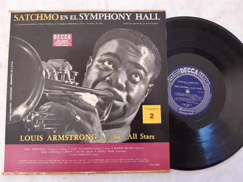Louis Armstrong / Satchmo En El Symphony Hall Vol 2 / Vinilo