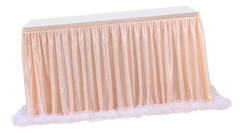 Solapa De Tul Para Mesa Redonda O Rectangular De 9 Peniques