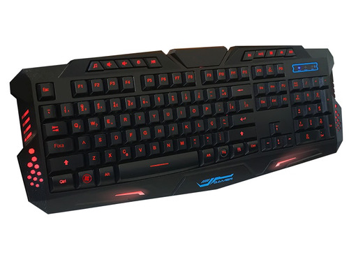 Teclado Gamer Luminoso Led Neon Dpi Usb Legends Tecla Ç A2