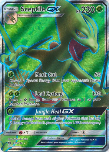 Carta Pokemon Sceptile Gx Sm Lost Thunder