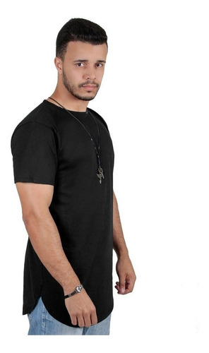 Imagem 1 de 1 de Camisa Camiseta Oversized Swag Masculina Longline Estilosas