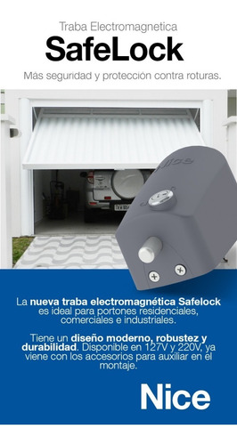 Cerradura Electromagnetica Portones Levadizos Y Corredizos