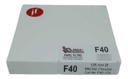 Papel Filtro Cuantitativo C/100 Fagalab F40-125