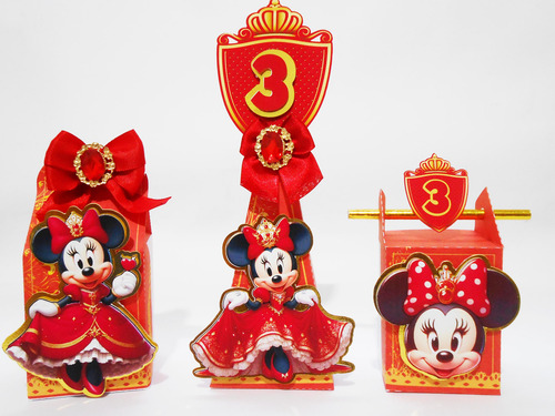 Arquivo De Corte Kit Minnie Realeza 30