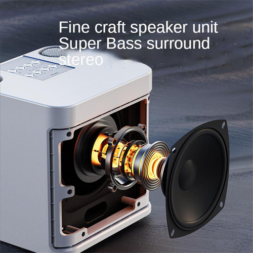 Altavoz Portátil Para Máquina De Karaoke, Altavoz Negro