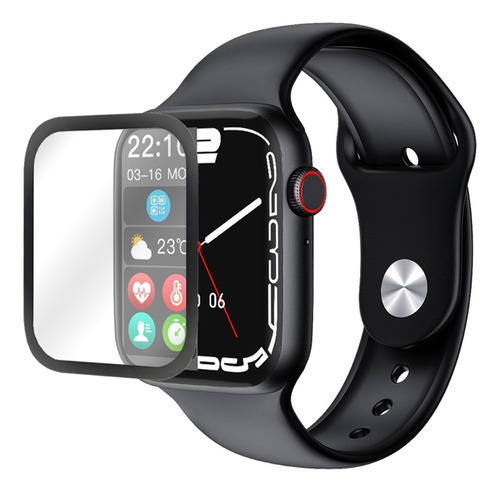 Funda Smartwatch Smart Digital Smart Watch S8 Pro para Android e iOS, color: negro