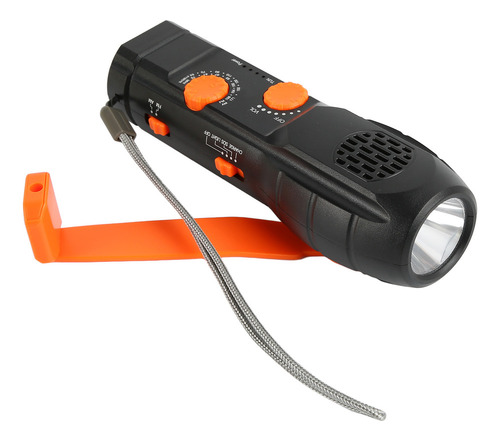 Linterna Led De Emergencia, Radio Am Fm, Carga Usb, Alarma S