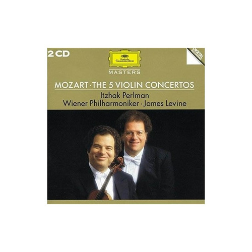 Mozart / Perlman / Levine / Vp 5 Violin Concertos Usa Cd X 2