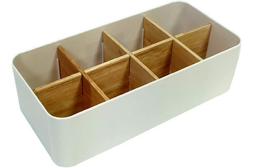 Mini Organizador De Plastico Decorativo Con Divisiones