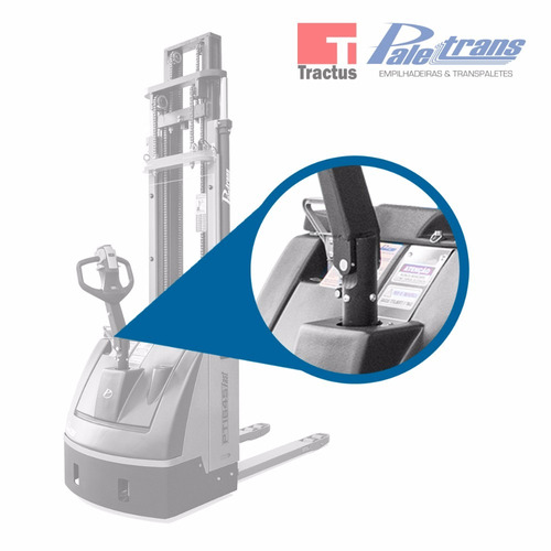 Empilhadeira Elétrica Paletrans Pt1654 Fast - 1.600kg - 5,4m