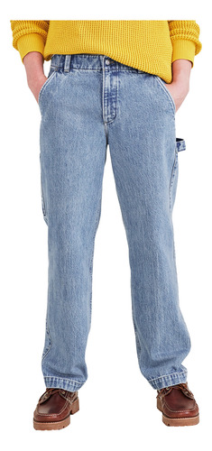 Jeans Hombre California Carpenter Straight Fit Azul Dockers