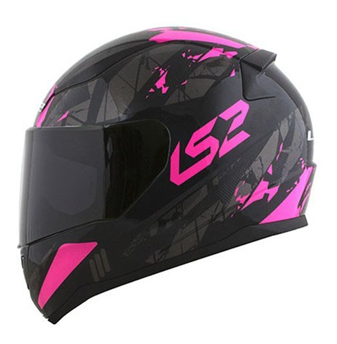 Capacete Ls2 Ff353 Palimnesis Rosa Feminino + Frete Grátis