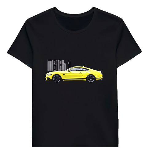 Remera Mach 1 Mustang Gt 5 0l V8 Grabber Yellow Car 92067722
