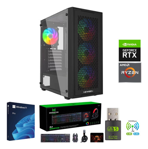 Pc Gamer Amd Ryzen 7 5700x | 32gb/ Rtx 4070/ 2tb Ssd/ Wifi