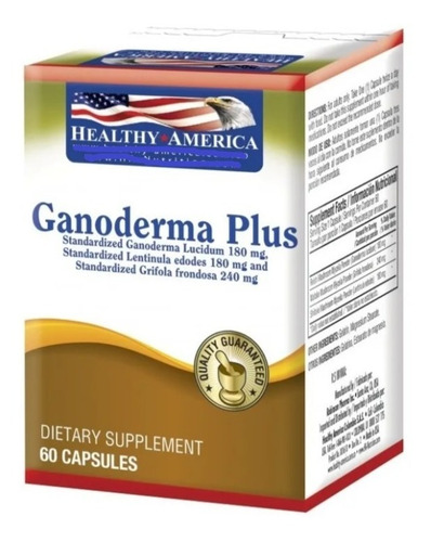 Ganoderma Plus X 60tab Healthy - Unidad a $970