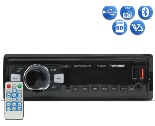 Auto Radio Mp3 Crossfox Trafic Bt Rca Fm Sd Usb Rbg