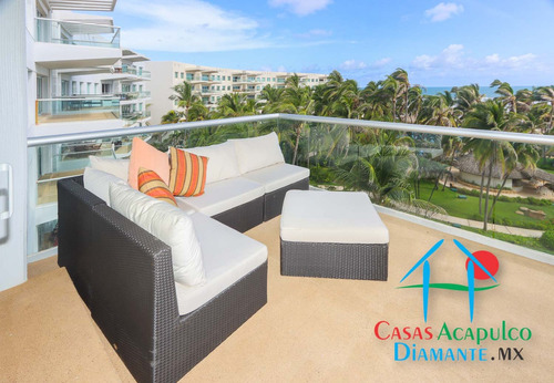 Cad Club Playamar I T6 402. De Playa. Dos Terrazas Con Vista Frontal Al Mar