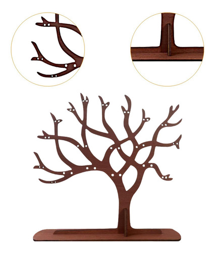 Organizador De Joyas Con Base Para Joyería, Soporte Para
