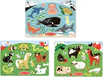 Comprar Melissa & Doug Animals Juego De Rompecabezas De Clavijas De