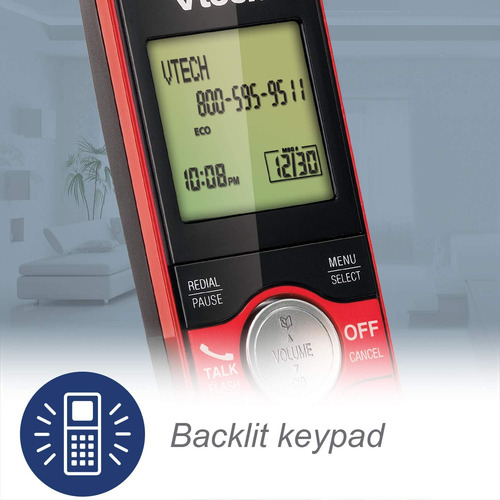 Telefone Sem Fio Vtech Cs6919-16 Dect 6.0 Com Identificador