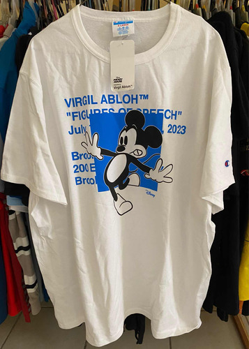 Playera Champion Disney X Virgil Abloh Off White No Bap Supr