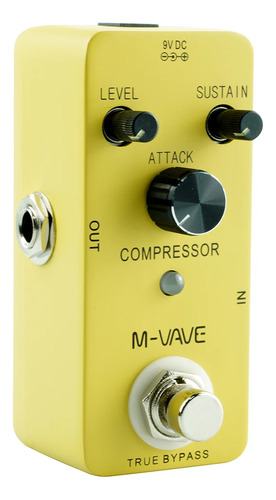 Pedal De Guitarra M-vave Compressor Cuvave